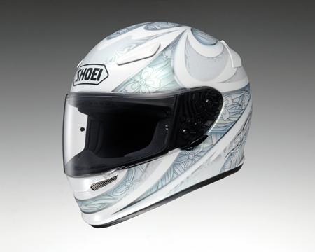 SHOEIバイク用フルフェイスヘルメット　白色バイク